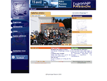 Tablet Screenshot of engrenage-passion.net